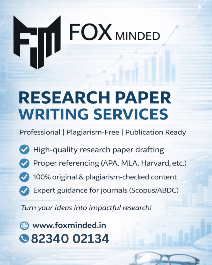 Research Paper Writing Services in Delhi | FoxMinded Experts